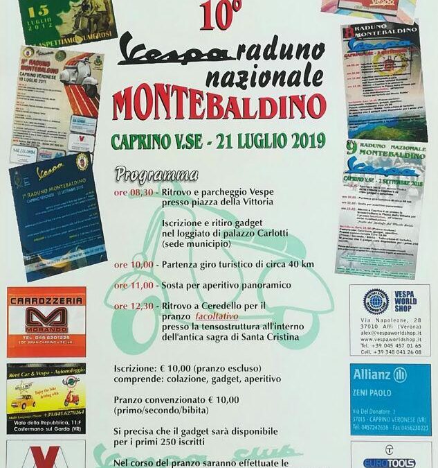 10° Vespa raduno nazionale Montebaldino – 21 luglio 2019