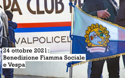 Benedizione delle Vespa e della Fiamma Sociale: domenica 24 ottobre in compagnia del VCP