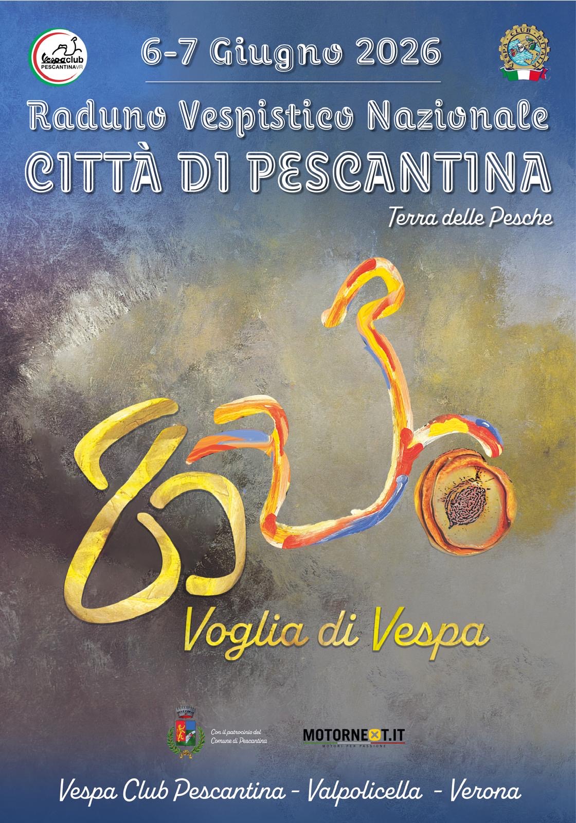 Locandina raduno vespa club pescantina 2026